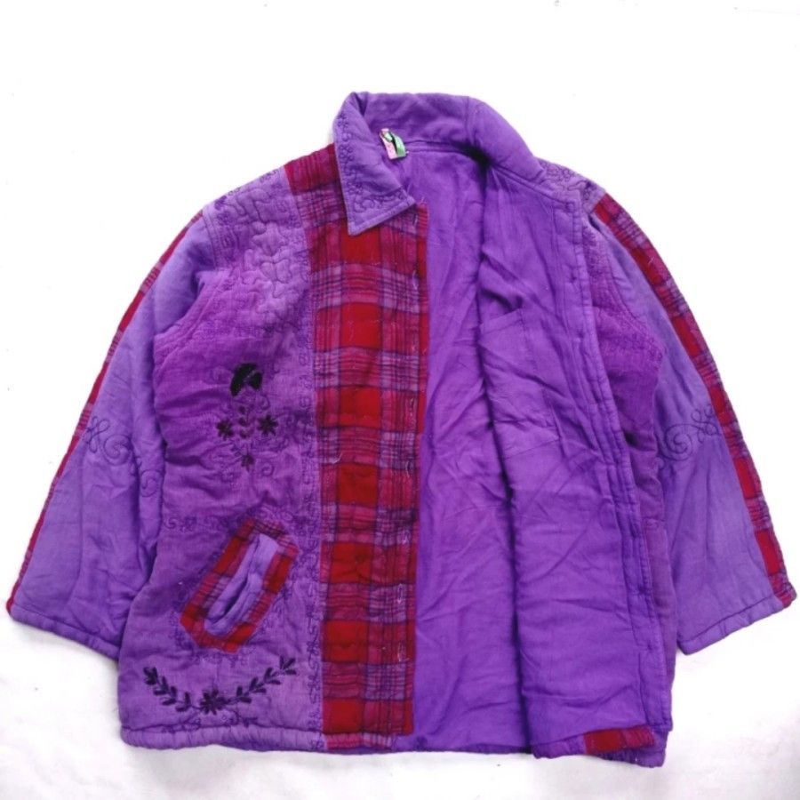 Japanese Brand × Kapital ichioku japan corduroy patchwork embroidery hanten rayon Size US M / EU 48-50 / 2 - 3 Thumbnail