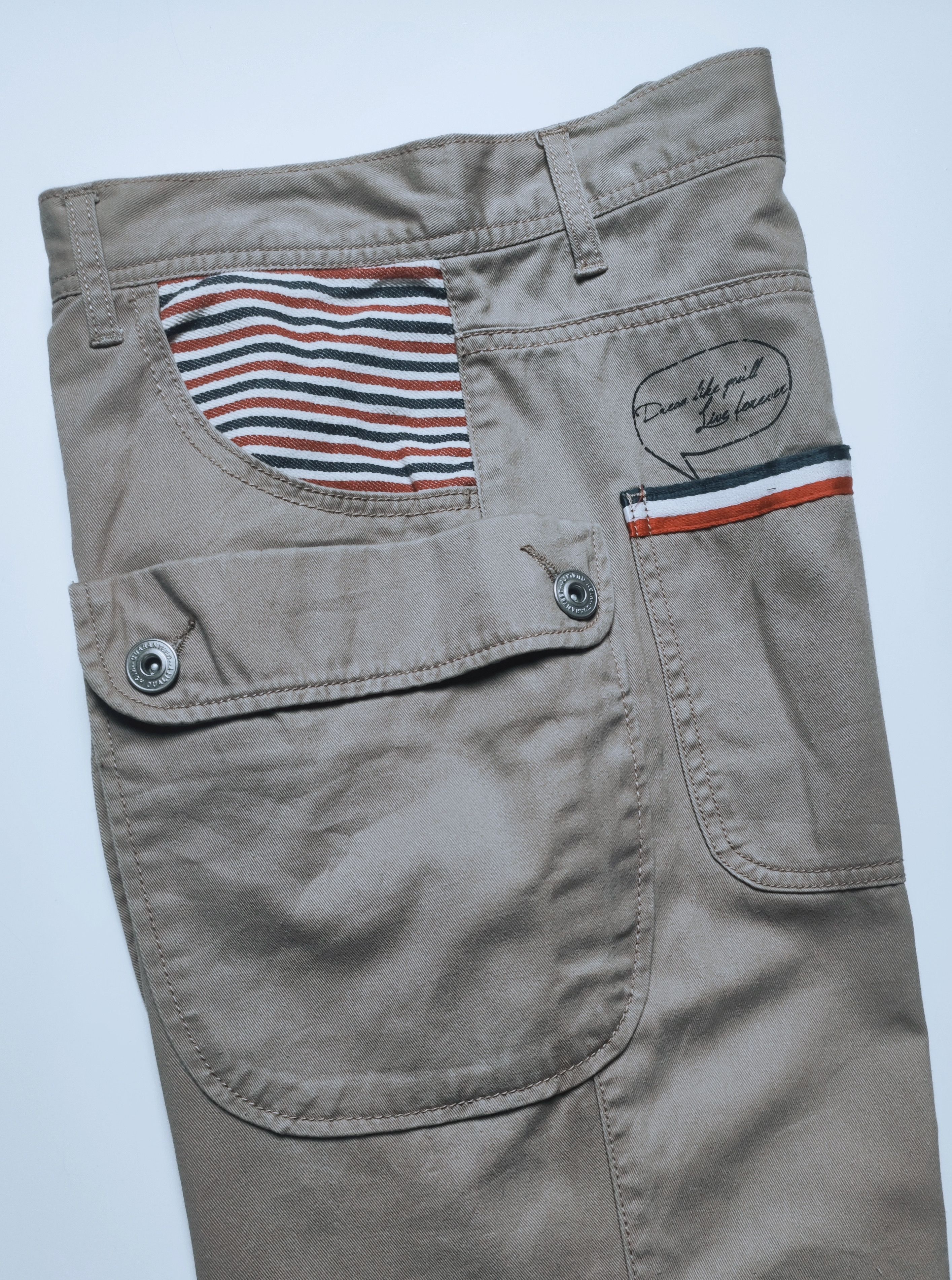 Japanese Brand Japanese Brand Multipocket 3/4 Garderner Monkey Short Pants Size US 32 / EU 48 - 4 Thumbnail