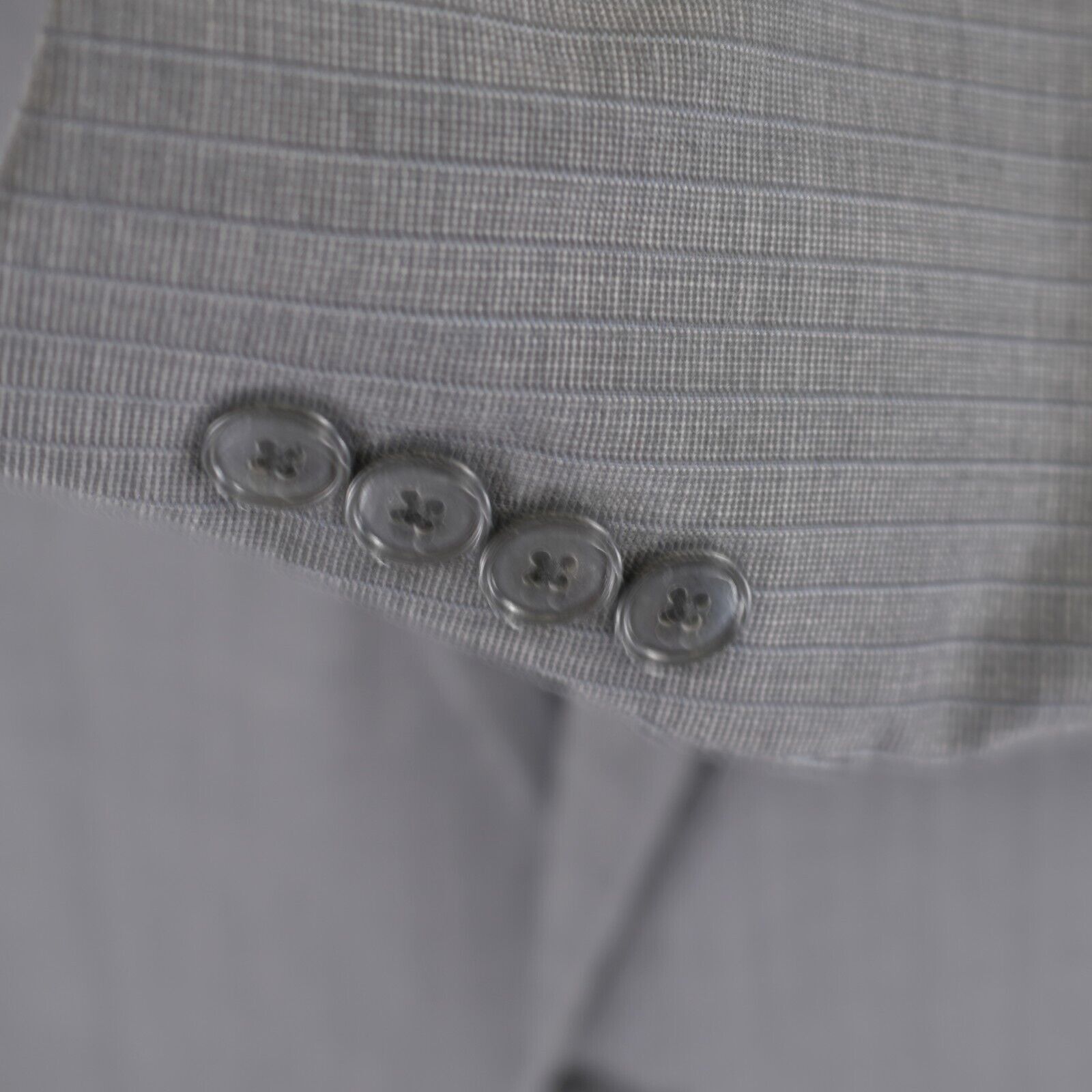 Jos. A. Bank Joseph Jos A Bank Wool Gray Striped 2 Piece Suit 40R / Slim Size 40R - 6 Thumbnail