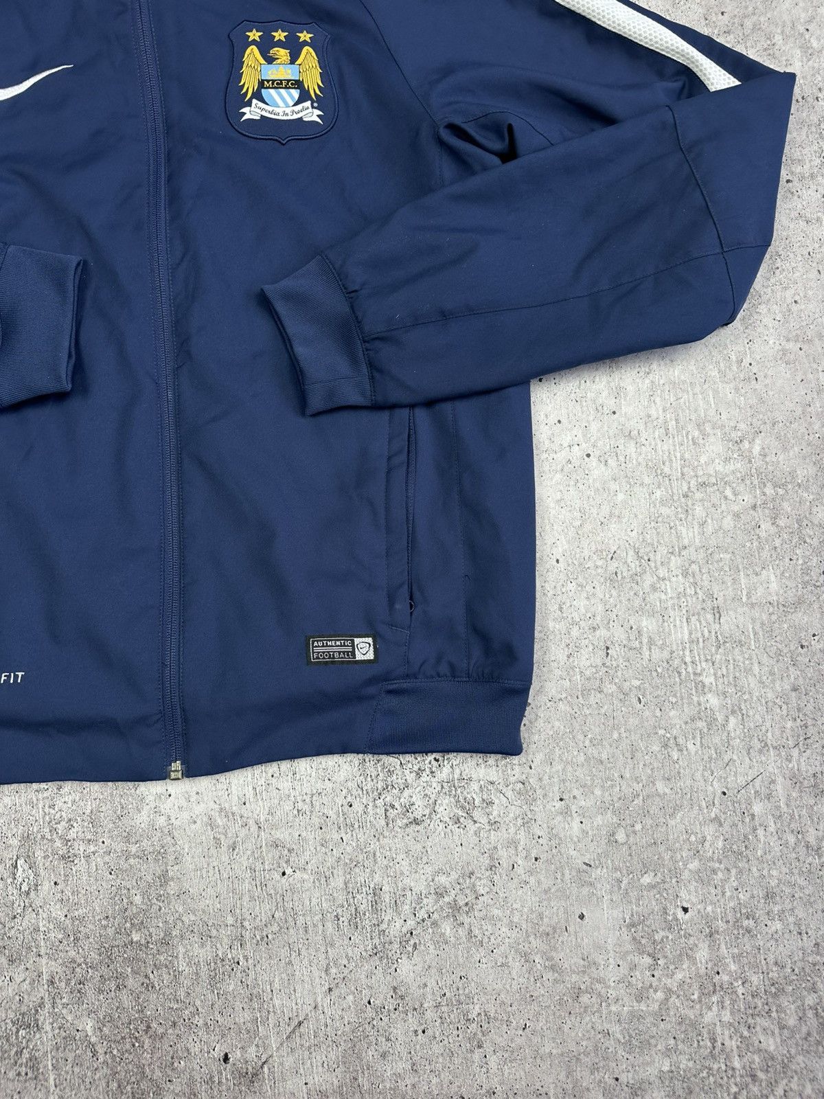 Nike 2014/15 Nike Manchester City Vintage Training Track Jacket Size US S / EU 44-46 / 1 - 6 Thumbnail
