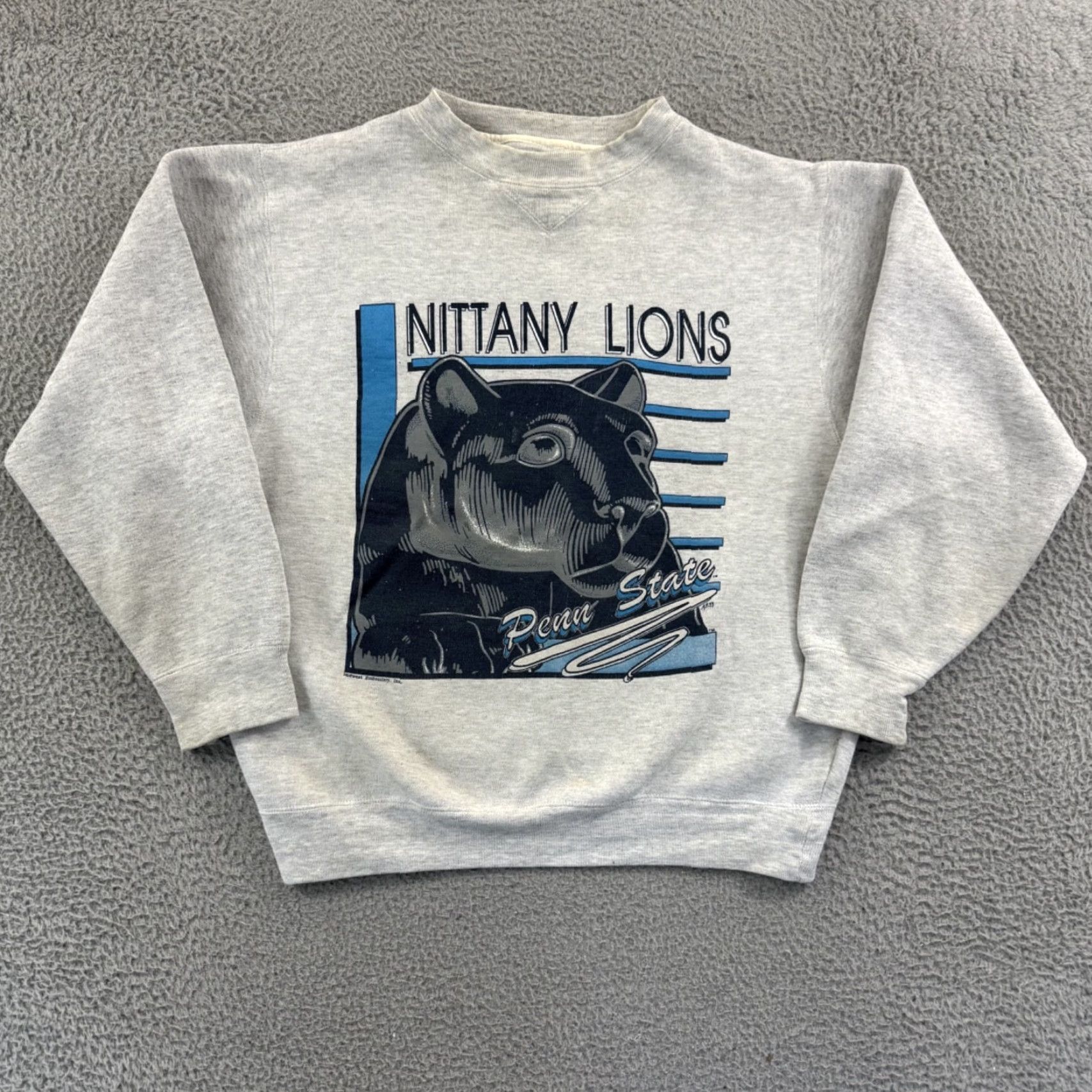 Penn VINTAGE Penn State Nittany Lions Sweatshirt Men’s Large 90s Football Sport USA Shirt Size US L / EU 52-54 / 3 - 2 Thumbnail