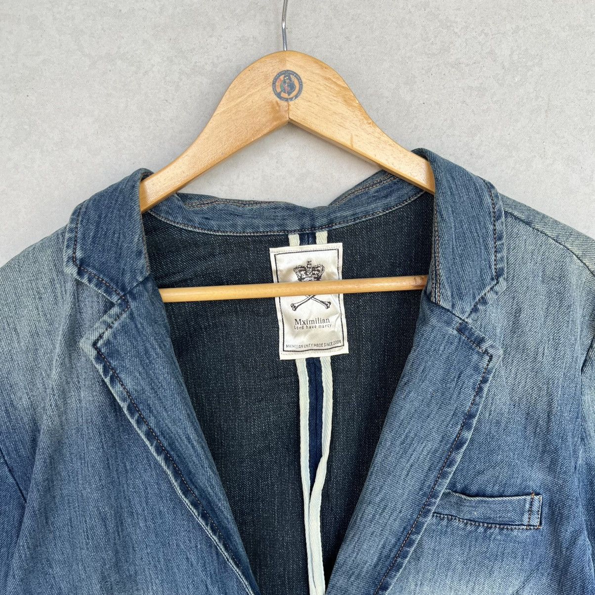Other Vintage Maximilian Blue Denim Blazer With A Relaxed Fit Sz M Size US M / EU 48-50 / 2 - 4 Thumbnail