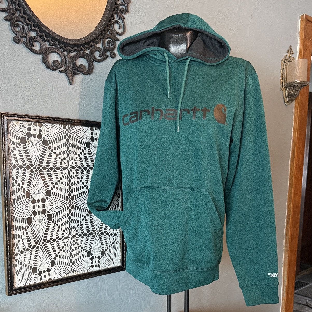 Carhartt Carhartt teal hoodie Size US S / EU 44-46 / 1 - 1 Thumbnail