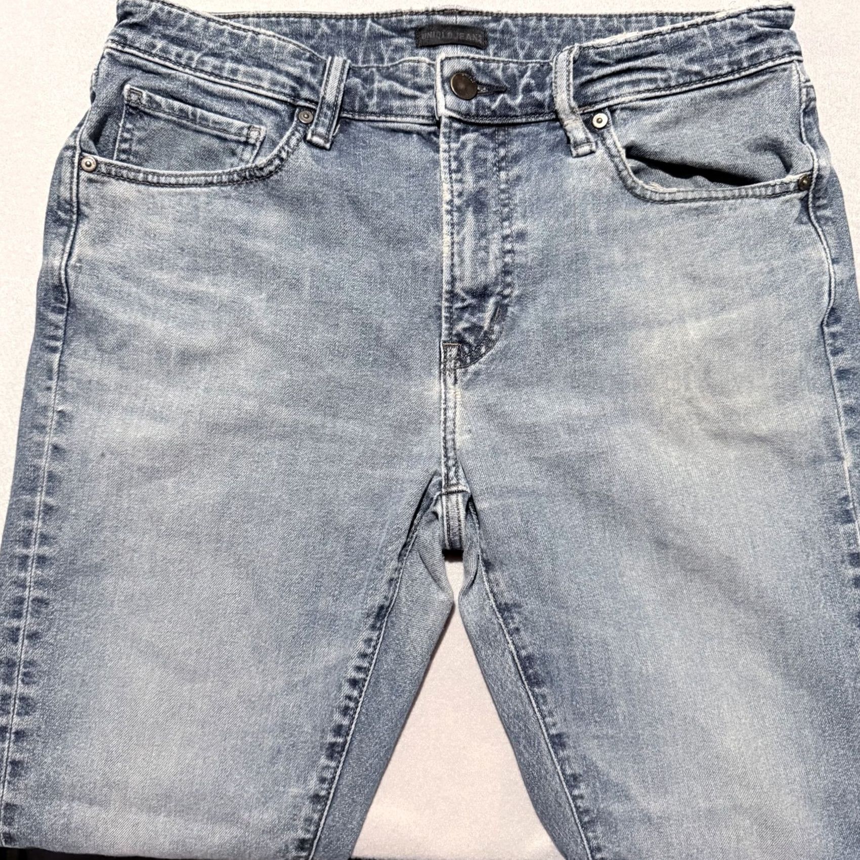 Uniqlo Uniqlo Jeans Women's 32X24 Blue Denim Mid-Rise Zip Fly Skinny 5-Pocket Design Jeans Women Blue Denim Skinny 32x24 Size 24" / US 00 / IT 34 - 3 Thumbnail