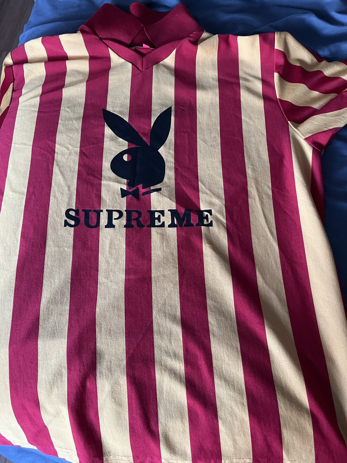 Playboy × Supreme Supreme x Playboy Collab Soccer Jersey XL Size US XL / EU 56 / 4 - 2 Thumbnail