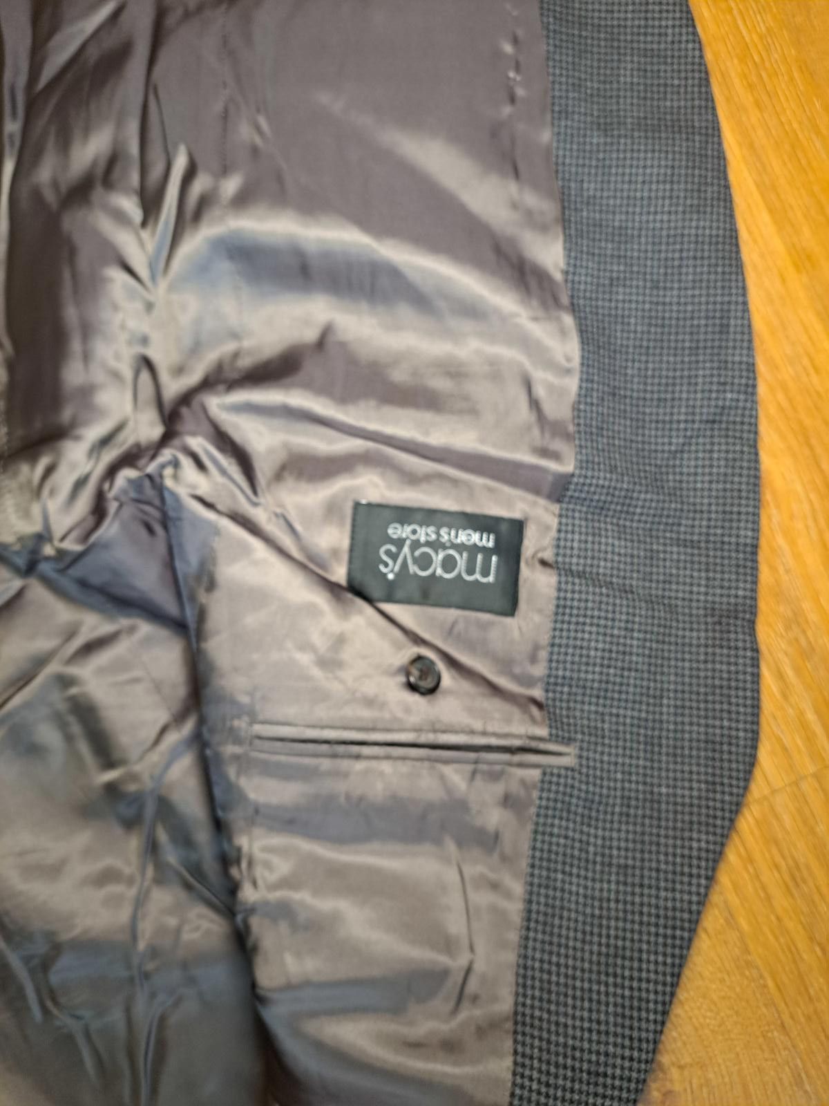 Polo Ralph Lauren Ralph Lauren Sport Coat Mens 40S Gray Houndstooth Wool Size 40S - 11 Thumbnail