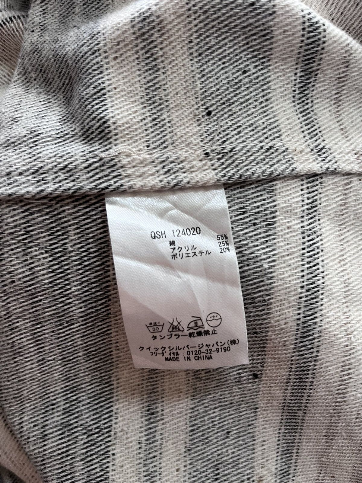 Quiksilver Mountain & wave embroidery striped #D2 Size US M / EU 48-50 / 2 - 7 Thumbnail