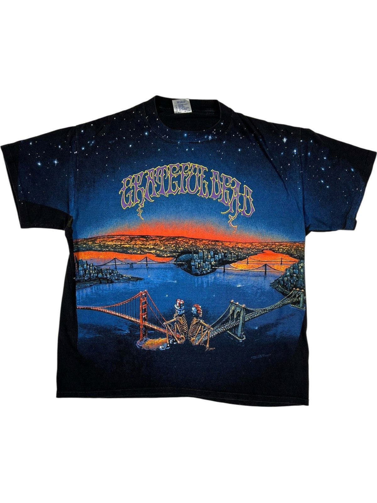 1990 Grateful Dead 'Dead Set' AOP Vintage T-Shirt