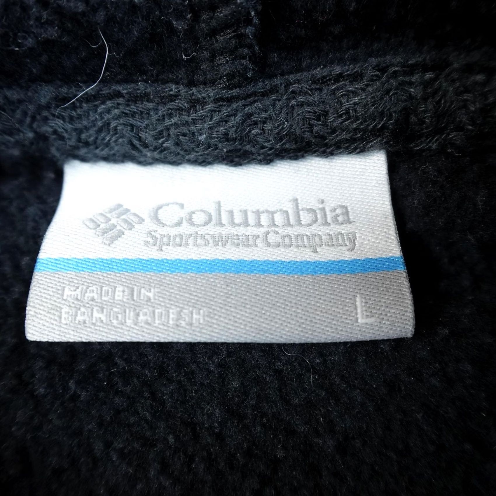 Logo 7 Columbia Hoodie Mens L Black Logo Fleece Pullover Sweatshirt Outdoor Hiking Trek Size US L / EU 52-54 / 3 - 6 Thumbnail
