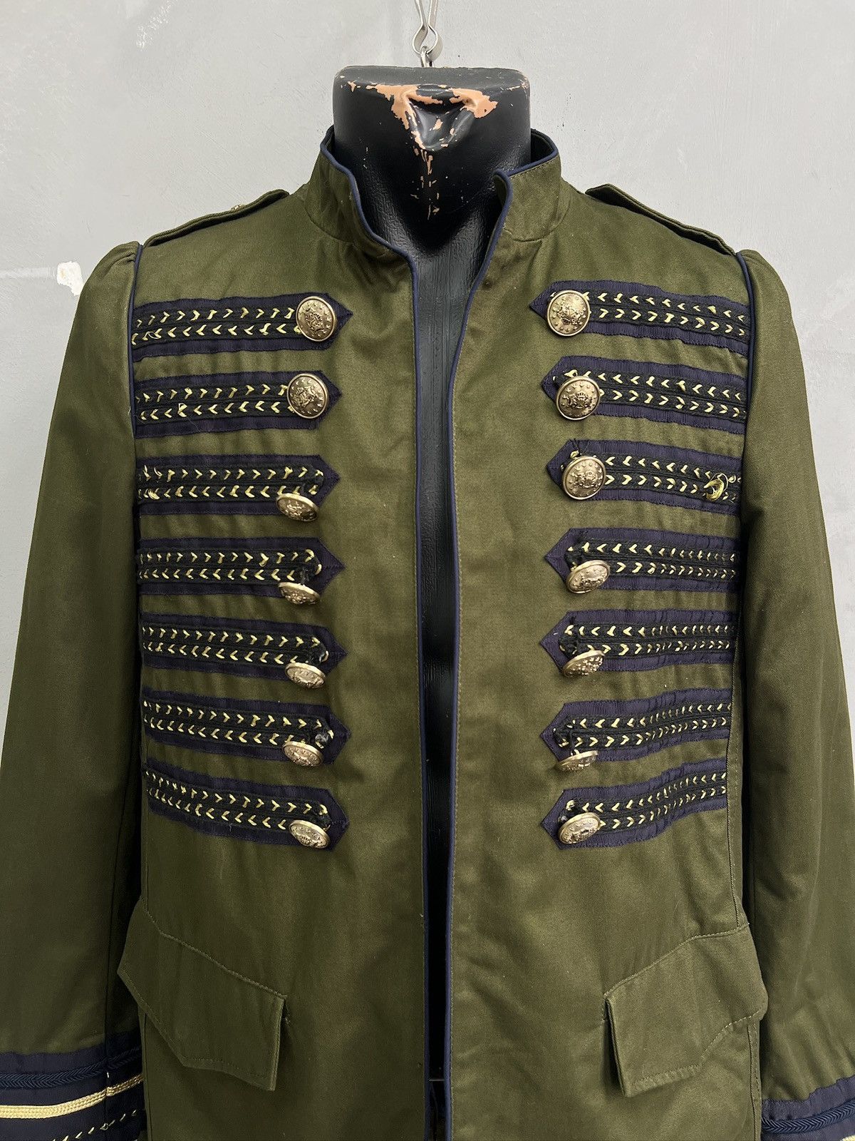 Other Officer Jacket balmain gothic Vintage buttons napoleon hype Size US M / EU 48-50 / 2 - 2 Thumbnail