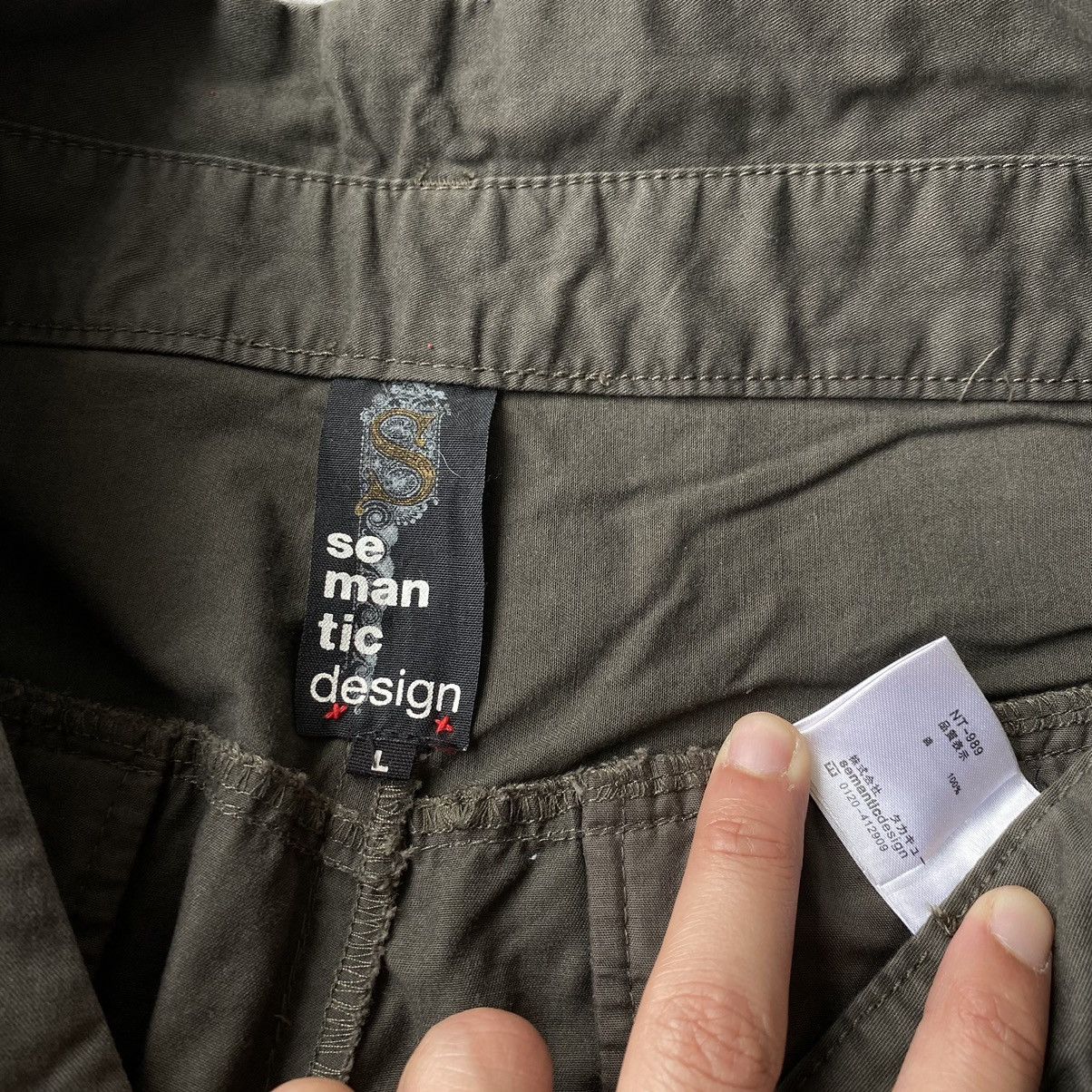If Six Was Nine × Japanese Brand × Le Grande Bleu (L.G.B.) Semantic Design Bondage Cargo Pants Size US 32 / EU 48 - 12 Thumbnail
