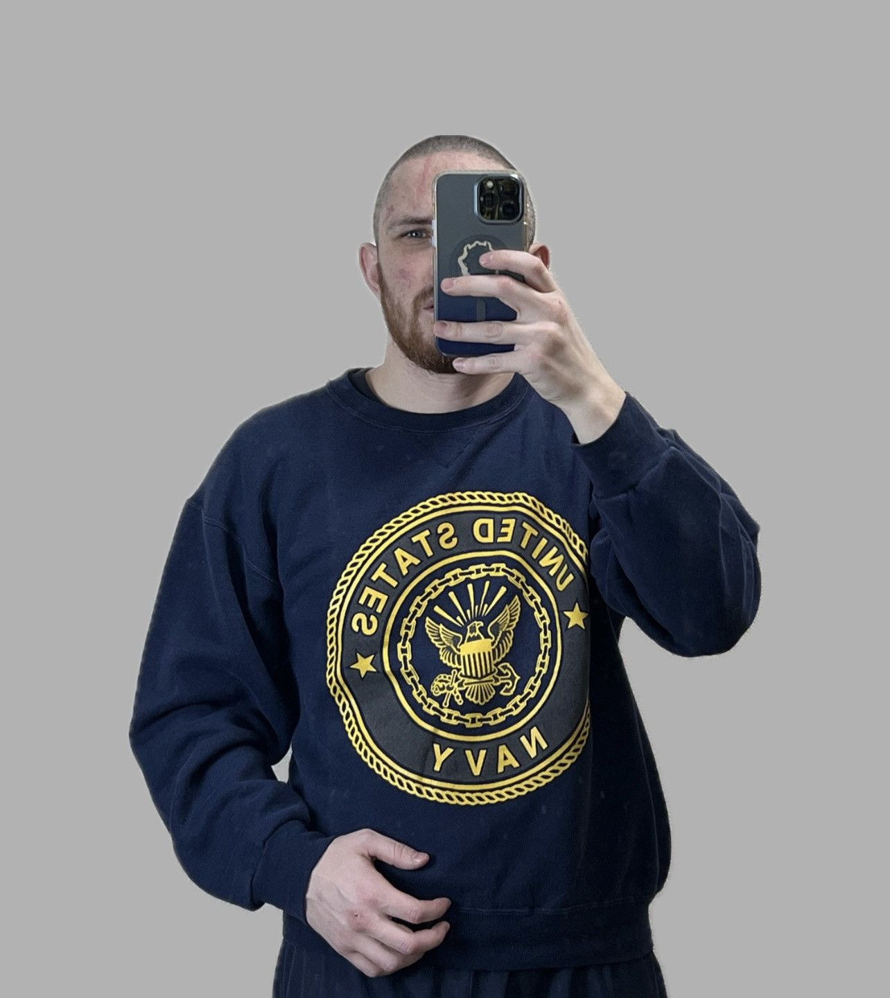 Soffe × Vintage Vintage Soffe men’s reflective sweatshirt made in USA size M Size US M / EU 48-50 / 2 - 3 Thumbnail