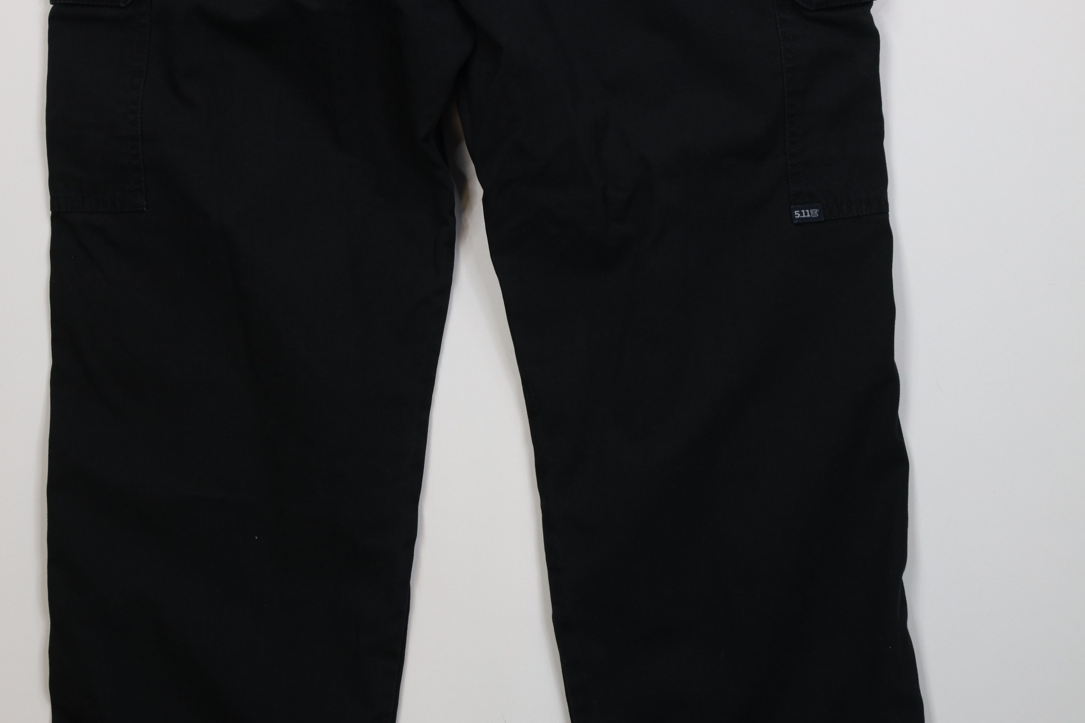 Vintage 5.11 Tactical Series Ripstop Taclite Pro Cargo Pants Black Size US 32 / EU 48 - 12 Thumbnail