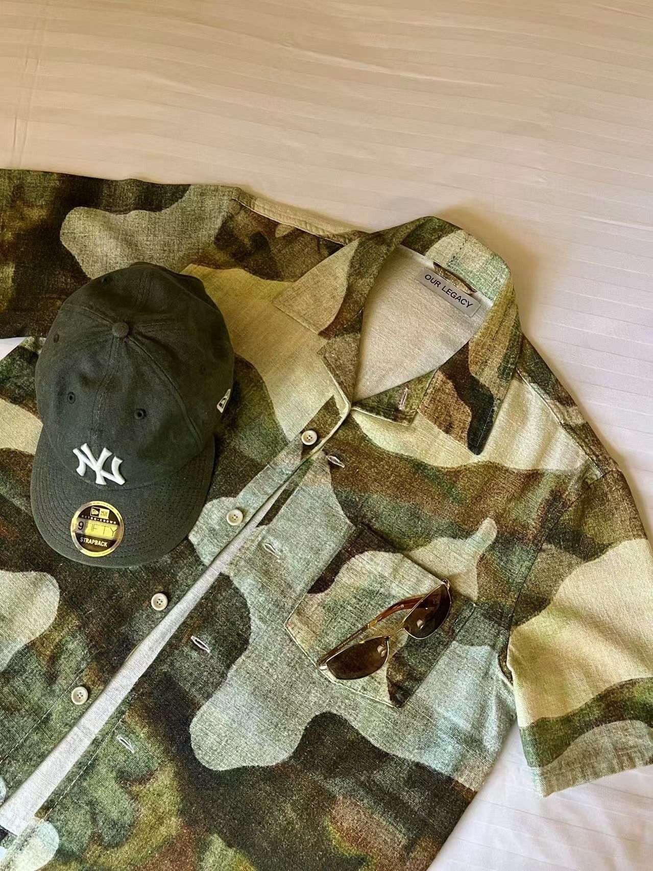 OUR LEGACY BOX SHIRT Landscape Camo 44