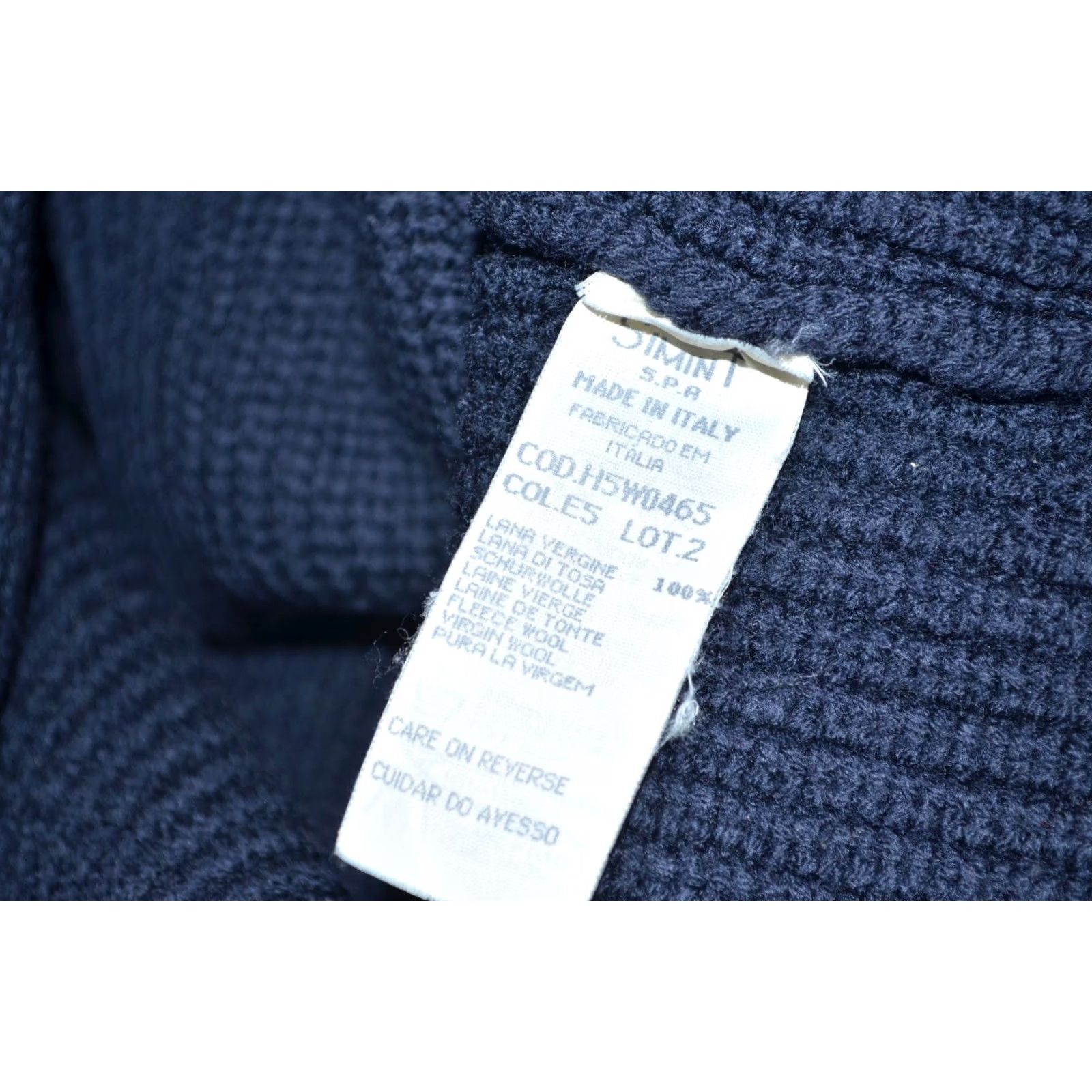 Vintage VINTAGE Armani Jeans Cardigan Women Wool Navy Blue Italy Wool Knit UK12 Size XL / US 12-14 / IT 48-50 - 7 Thumbnail