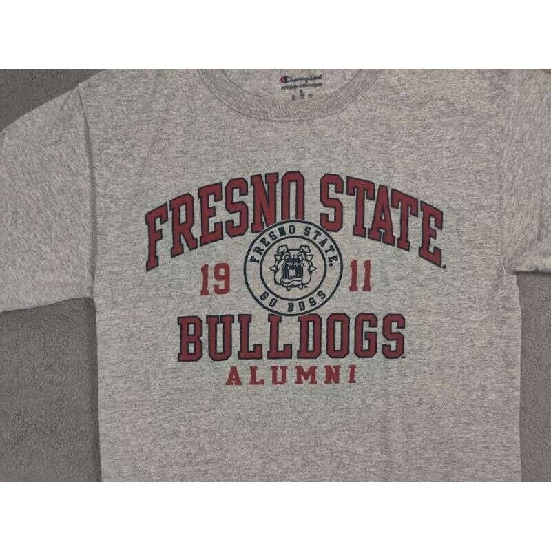 Champion Fresno State Shirt Adult Mens Small Gray Bulldogs Alumni Size US S / EU 44-46 / 1 - 2 Thumbnail