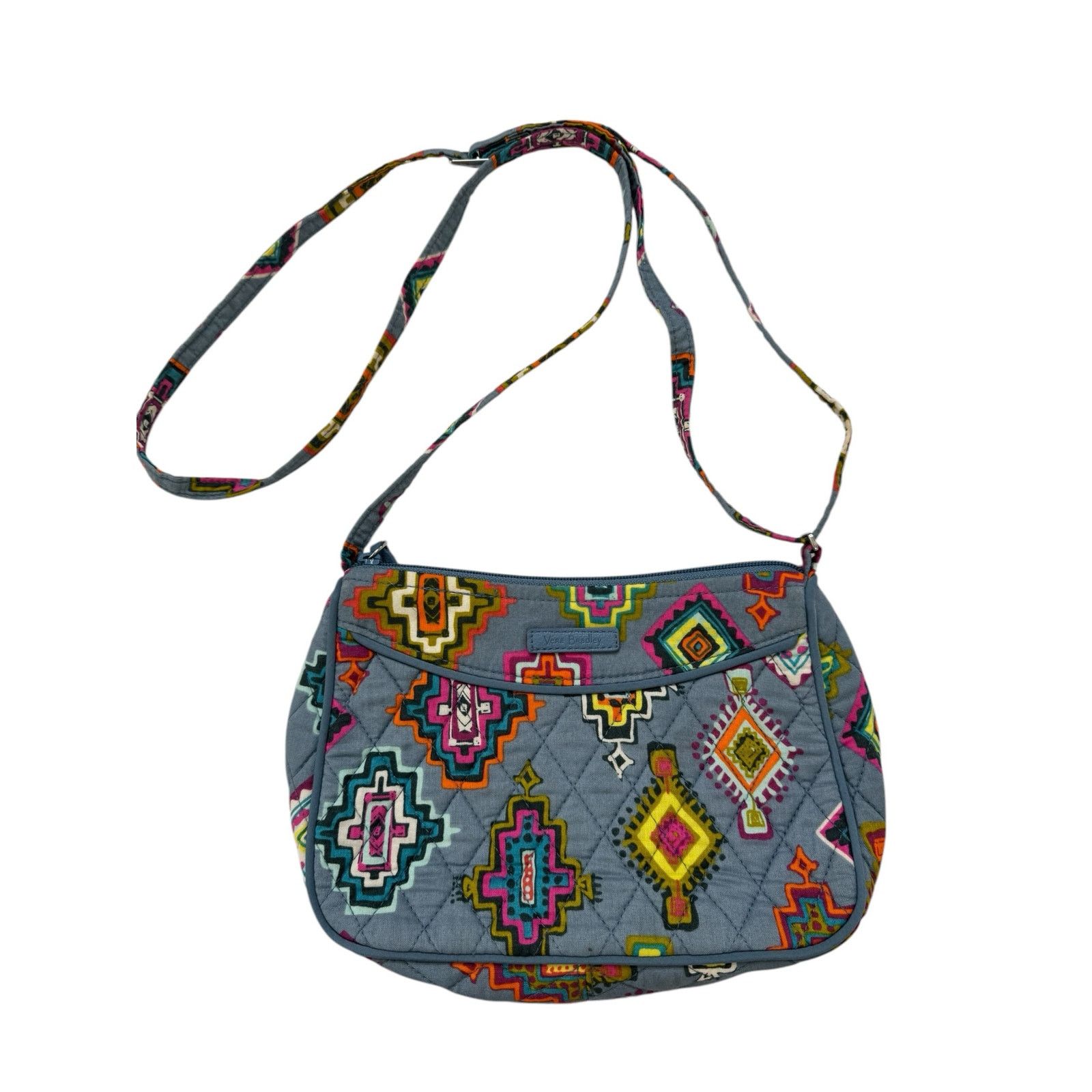 Vera Bradley Retired Little Crossbody Bag Painted Medallions in Grey, Women's