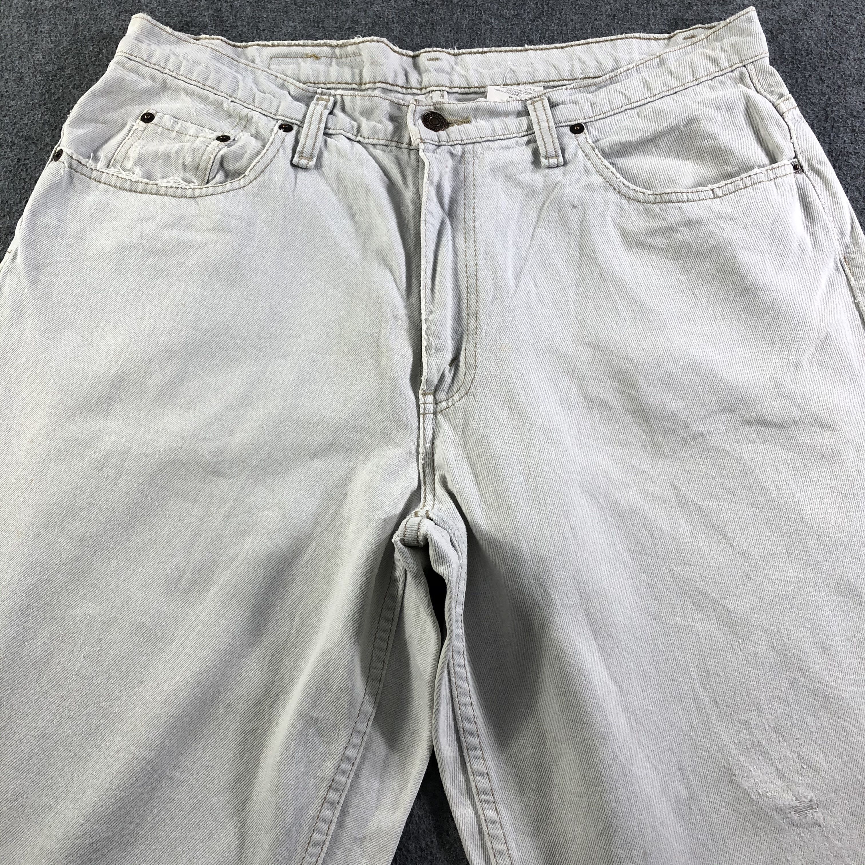 Levi's Vintage Light Wash Levis 535 Jeans-J3449 Size 38" / US 16 / IT 52 - 3 Thumbnail