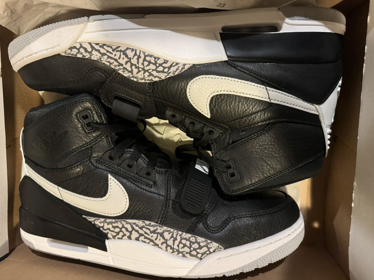 image of Jordan Brand Legacy 312 Shoes in Black, Men's (Size 13)
