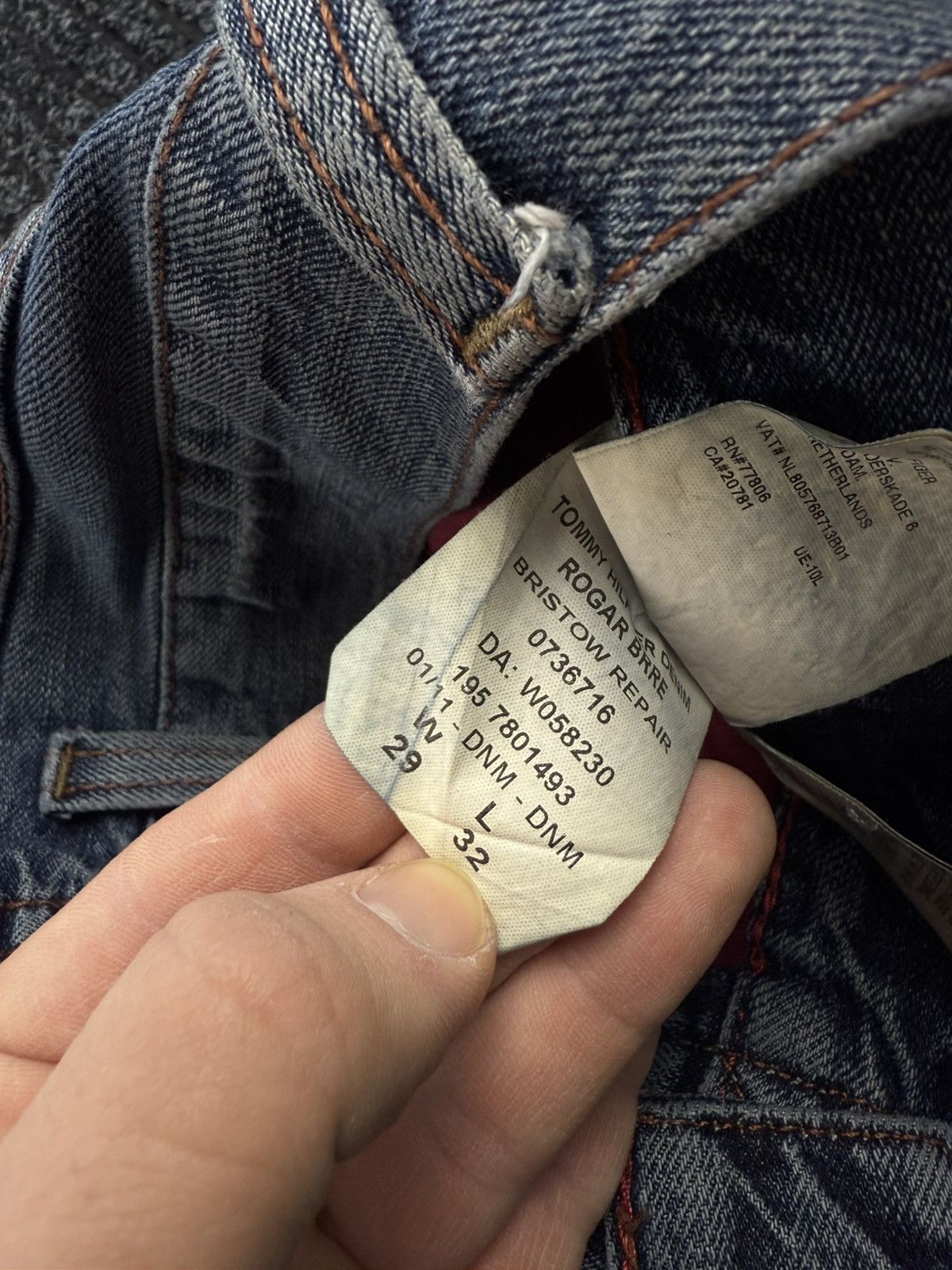 Tommy Hilfiger Tommy Hilfiger Distressed Washed Blue Jeans Denim Pants W 29 Size US 29 - 8 Thumbnail
