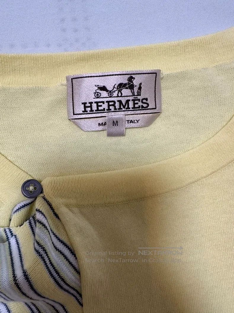 Hermes Hermes Short-sleeve T-shirt with classic patterns Size M / US 6-8 / IT 42-44 - 6 Thumbnail
