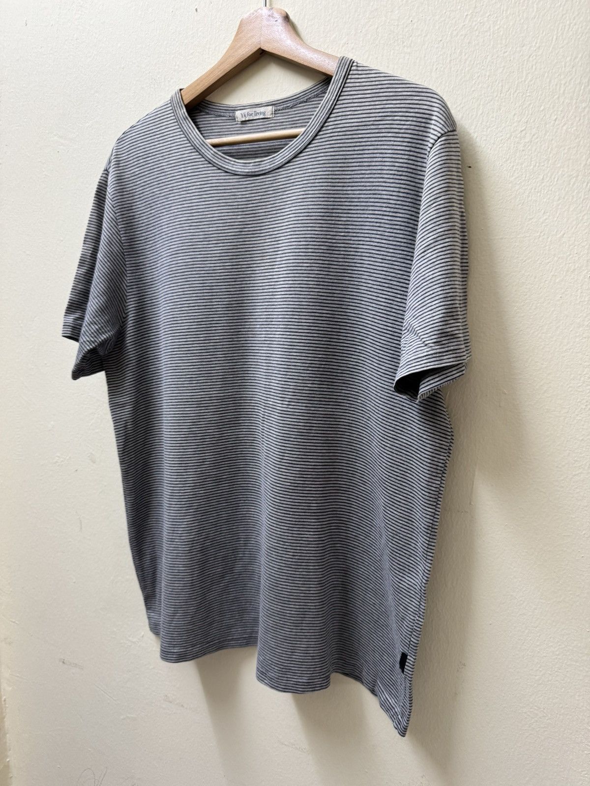 Y's Vintage Y’s for Living Yohji Yamamoto Stripes Tshirt Size US XL / EU 56 / 4 - 3 Thumbnail