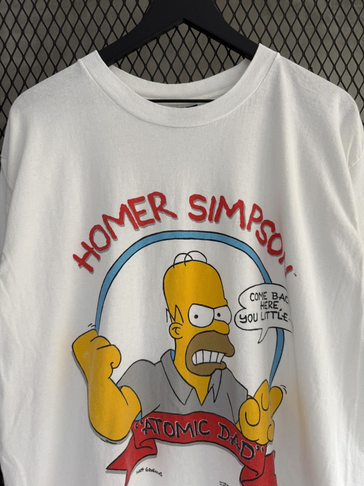 The Simpsons Vintage 1989 Homer Simpson Atomic Dad Tee Size US XL / EU 56 / 4 - 2 Thumbnail