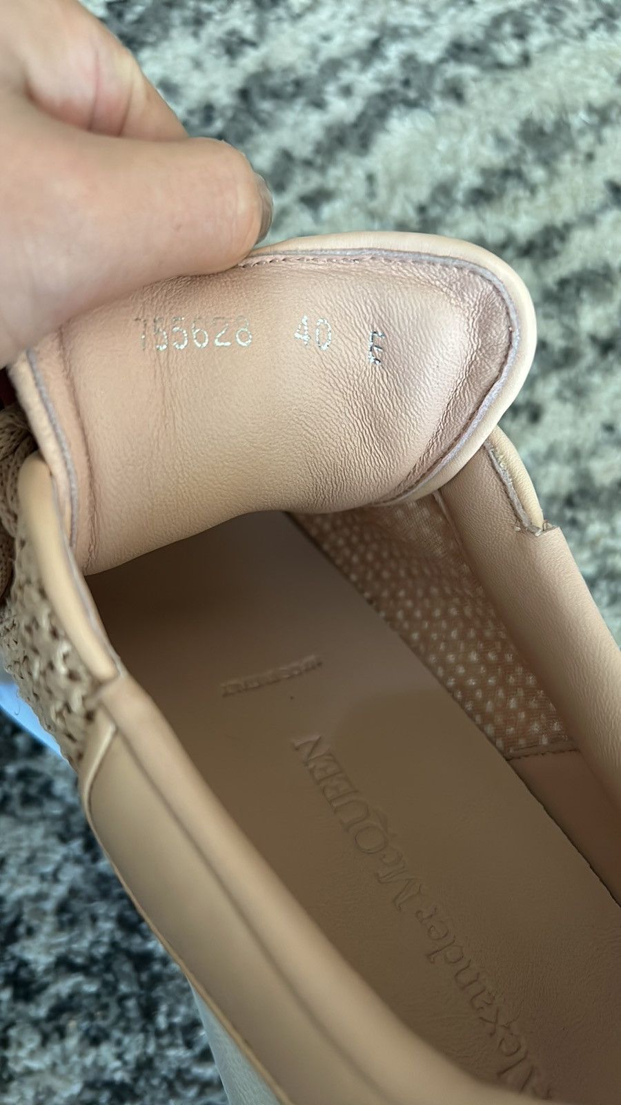 Alexander McQueen Alexander McQueen Larry raffia Oversized sneakers size 40 Size US 10 / IT 40 - 7 Thumbnail
