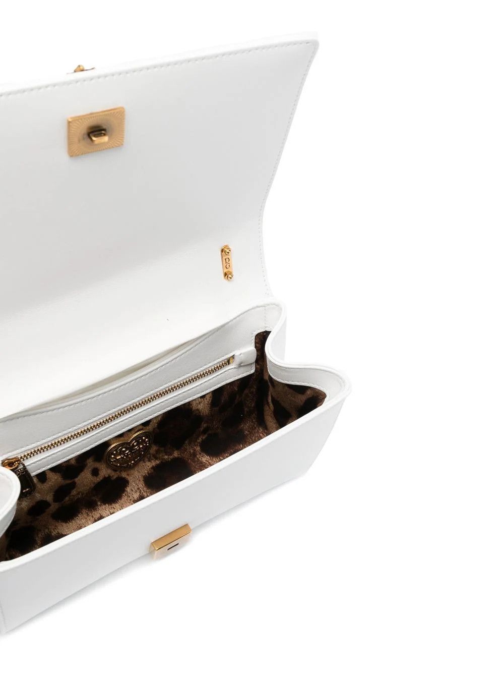 Dolce & Gabbana o1s22i1n1024 Size: OS / Devotion Medium Bag in White Size ONE SIZE - 5 Thumbnail