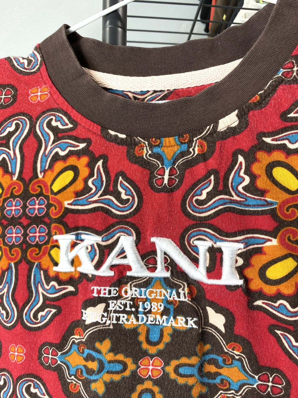 Karl Kani Vintage Karl Kani Psychedelic LSD T Shirt Retro Size US M / EU 48-50 / 2 - 3 Thumbnail
