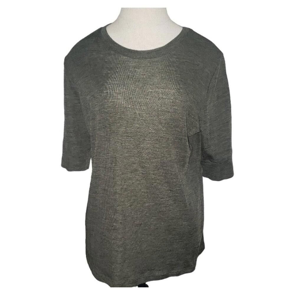 Vince CT1697 Vince Olive Short Sleeve Ladies Tee XL Size XL / US 12-14 / IT 48-50 - 1 Thumbnail