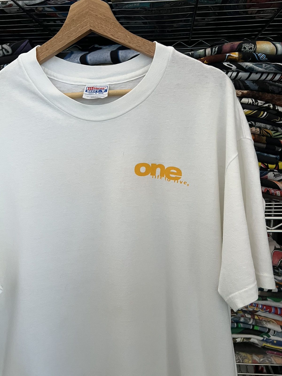 Hanes 1996 One Life to Live Single Stitch Tee Size US XL / EU 56 / 4 - 4 Thumbnail