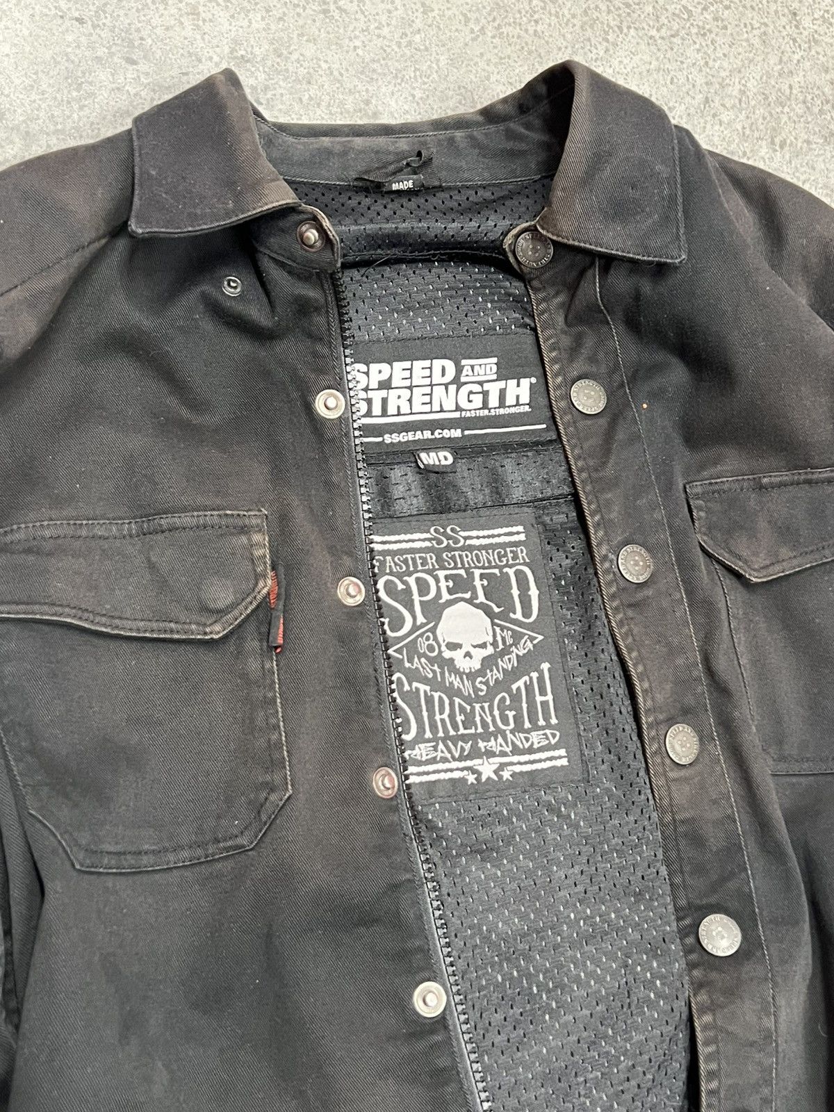 Vintage Y2K 2000's VTG Vintage Speed And Strength Motorcycle Jacket Size US M / EU 48-50 / 2 - 5 Thumbnail