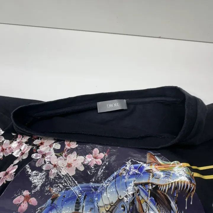 Dior Dior Dior x Sorayama Black Dinosaur Print T-shirt 0079-250 Size US XS / EU 42 / 0 - 4 Thumbnail