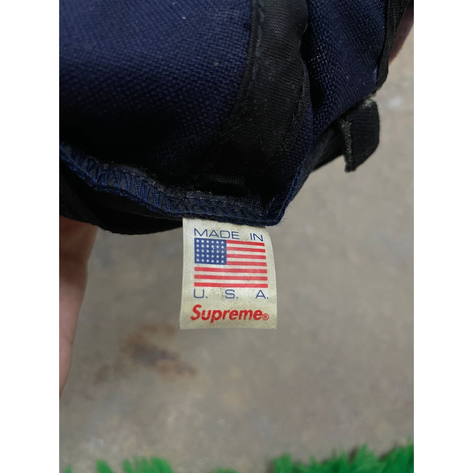 Supreme Supreme Starter Hat Navy Gold Used OS Size ONE SIZE - 3 Thumbnail