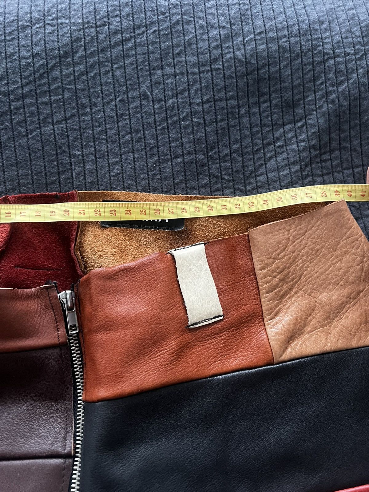 Other Handmade Flared Leather Pants Size US 31 - 6 Thumbnail