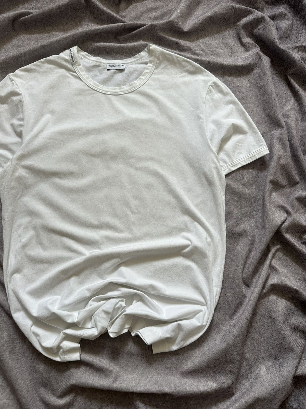 Dolce & Gabbana DOLCE & GABBANA Uniforms Slim T-shirt White Size US M / EU 48-50 / 2 - 3 Thumbnail