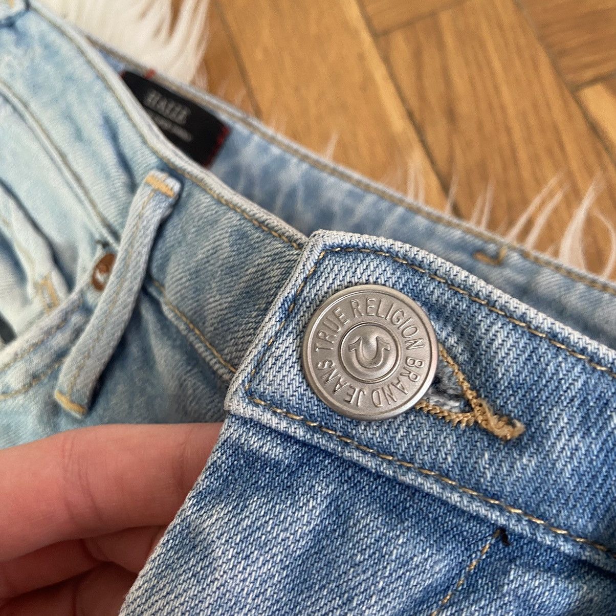 If Six Was Nine × True Religion 📌 Crazy True Religion Halle Mid Rise Skinny Y2K Denim Jeans Size 27" / US 4 / IT 40 - 12 Thumbnail