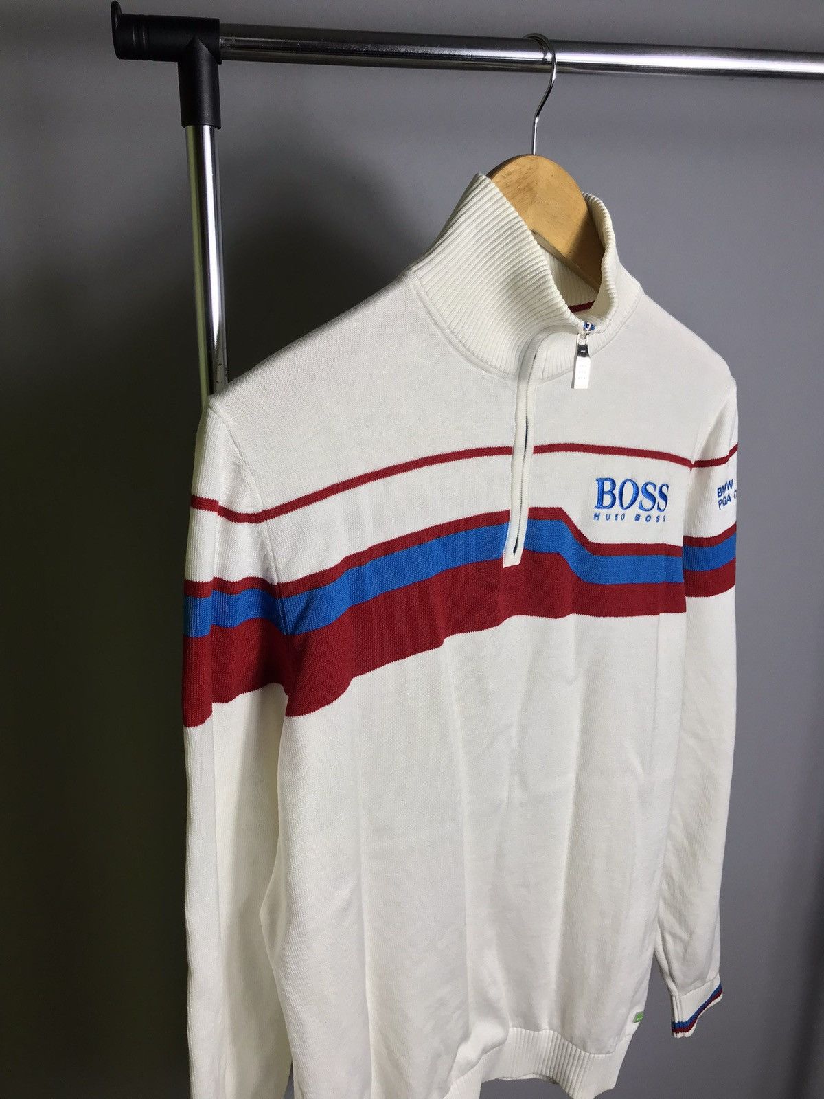 BMW × Hugo Boss × Sports Specialties Hugo Boss Golf BMW PGA Championship 1/4 Zip Sweater Pullover Size US L / EU 52-54 / 3 - 2 Thumbnail