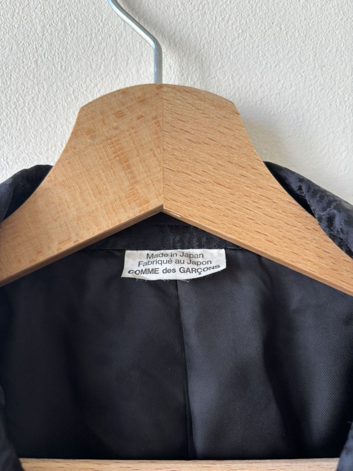 Comme des Garcons Homme Plus Comme des garcons mens moire jacquard double breasted blazer Size 38R - 3 Thumbnail
