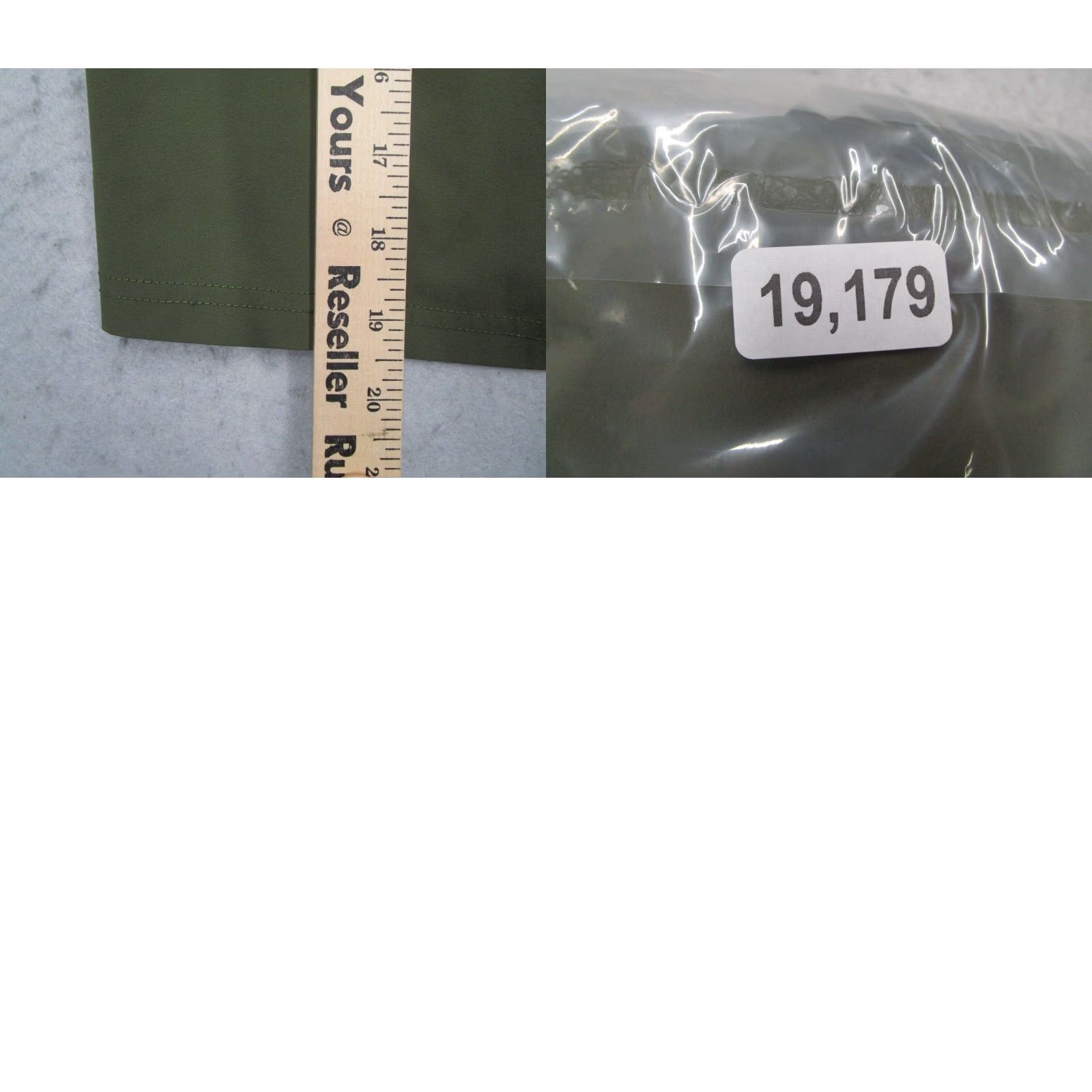 Vintage HYLETE Mens Green Hybrid Shorts Medium 9" Beach Sports Nylon Blend Drawstring Size US 31 - 8 Thumbnail