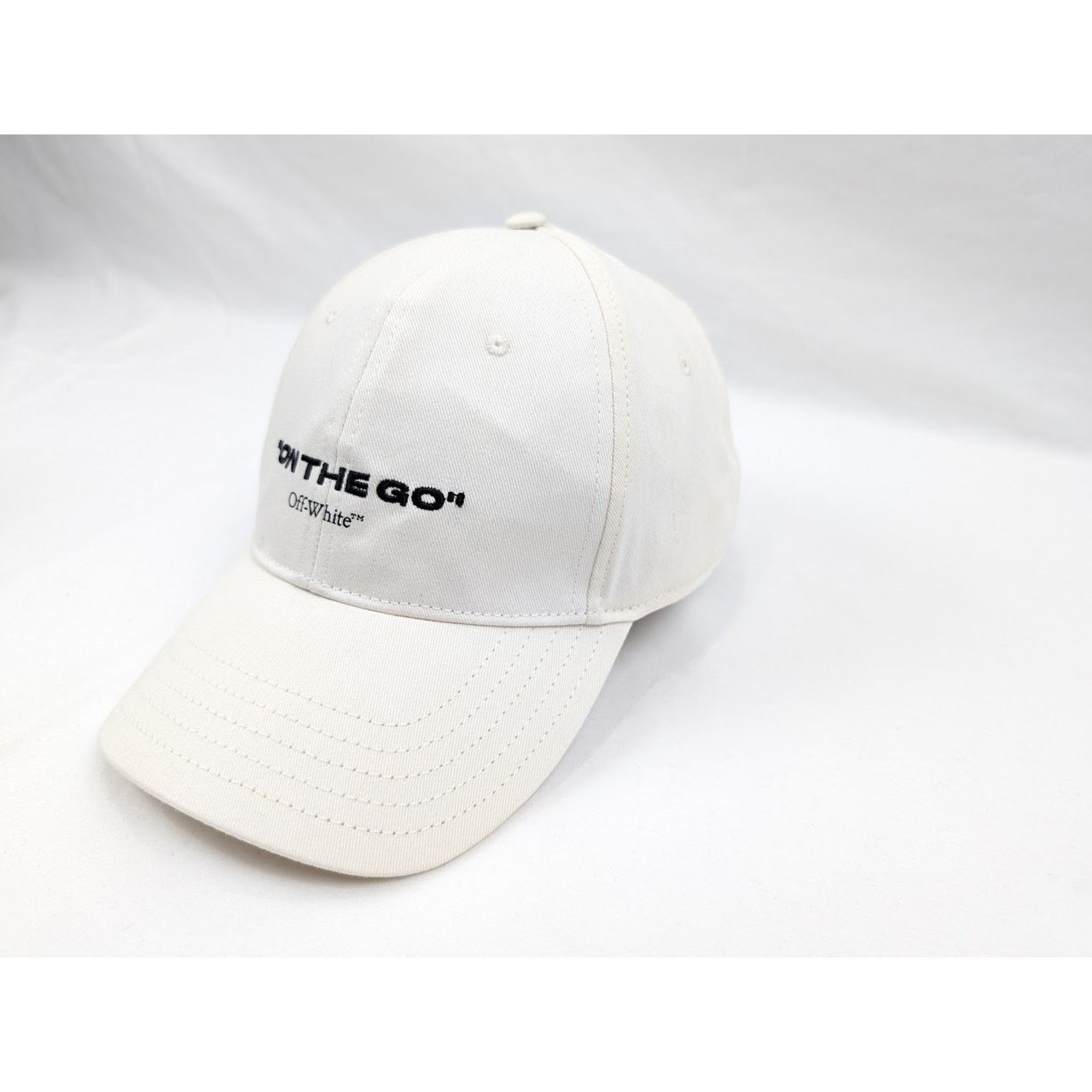 Off-White o1rshd1 Size : M / Garm Dyed Baseball in Ivory Black Size ONE SIZE - 5 Thumbnail