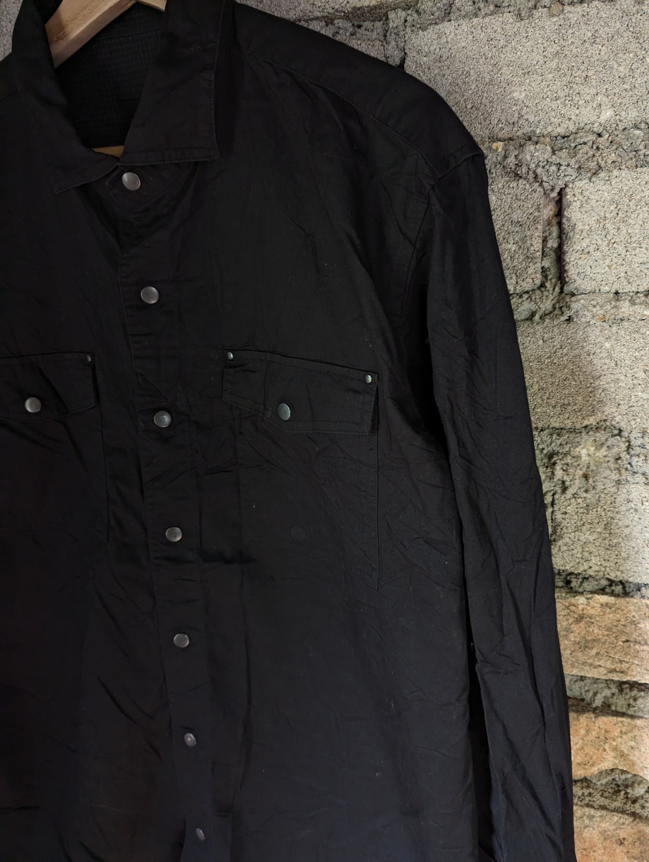 Kansai Yamamoto KANSAI SNAP BUTTON LONG SLEEVE SHIRT Size US XL / EU 56 / 4 - 5 Thumbnail