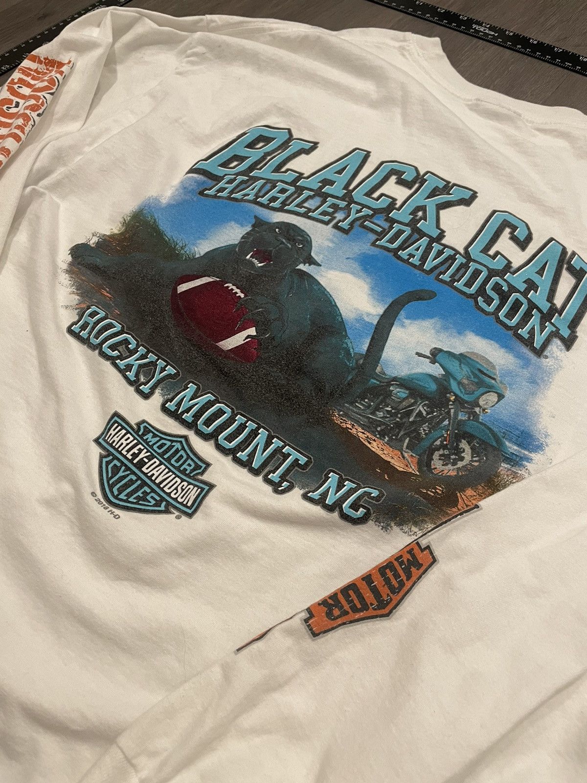 Harley Davidson Harley Davidson “Black Cat Brotherhood” T-shirt (Sz.XL) Size US XL / EU 56 / 4 - 6 Thumbnail