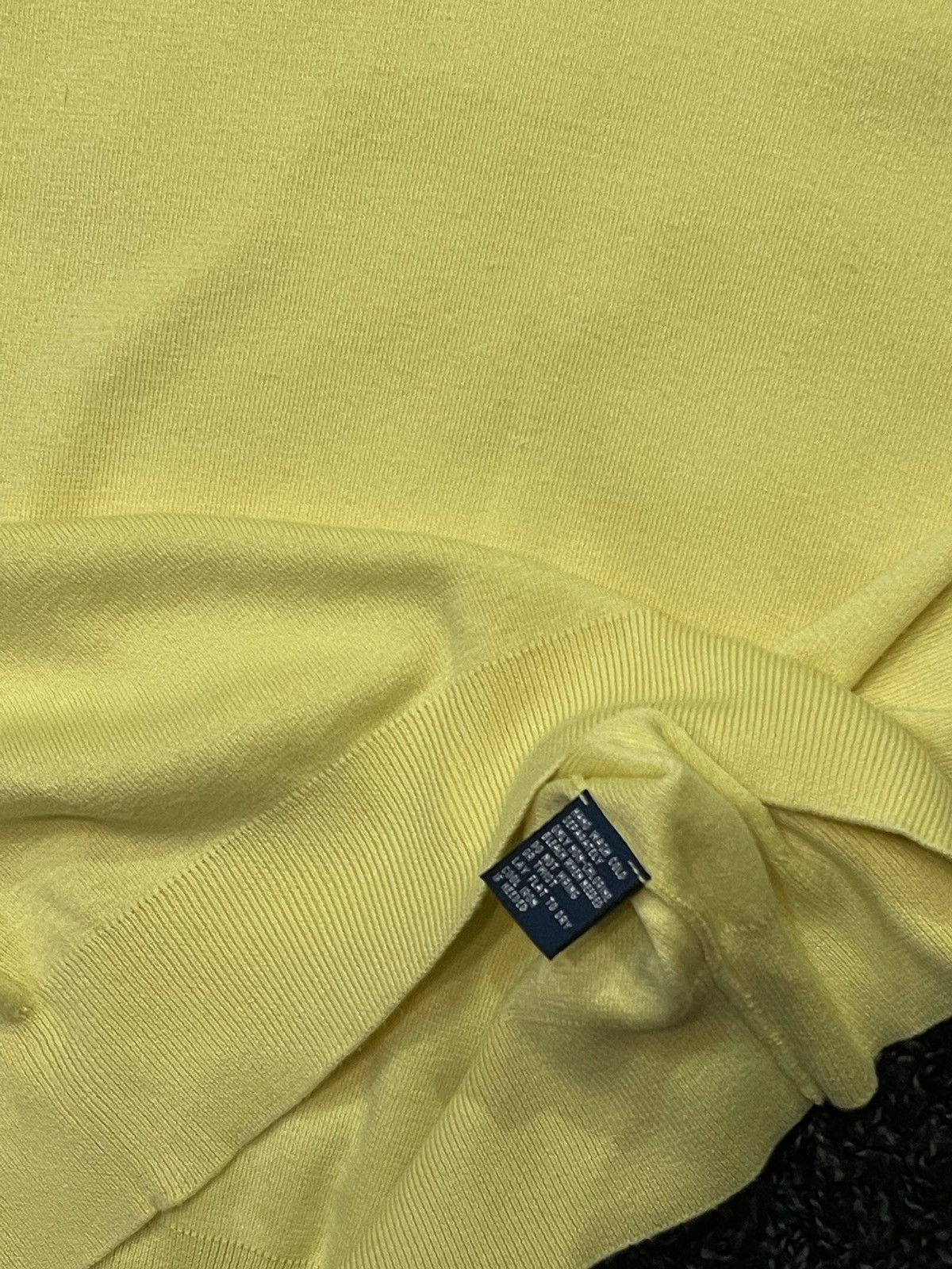 Vintage Vintage Polo Ralph Lauren Yellow Fleece Knit Vest Y2K Size US M / EU 48-50 / 2 - 5 Thumbnail