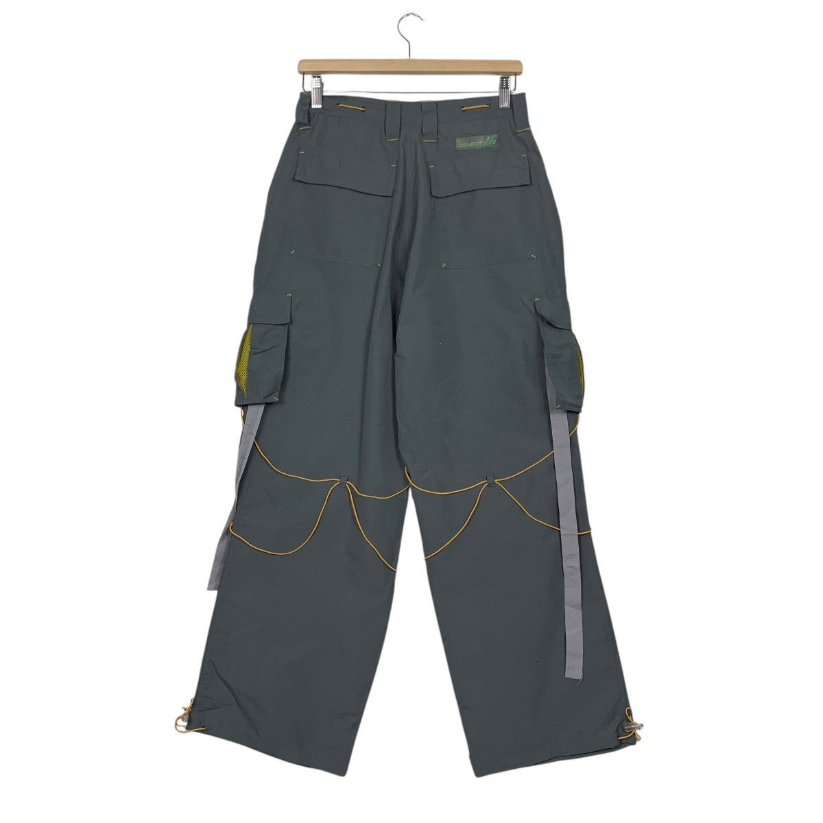 Japanese Brand NON HOOLIGAN Bondage Multipocket Poly Cargo Pant #2817-C127 Size US 28 / EU 44 - 13 Thumbnail