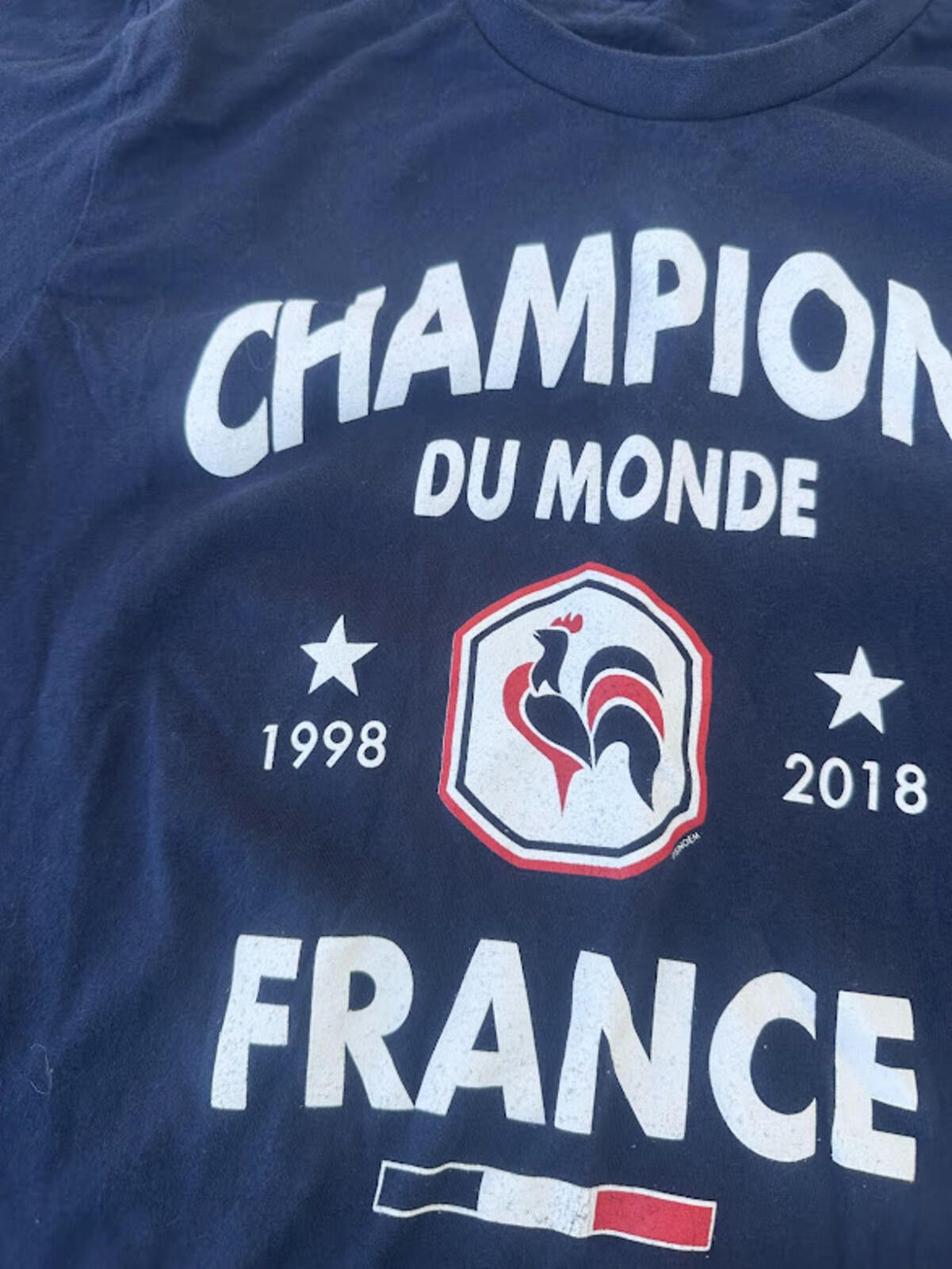 Other France Champions Du Monde Soccer Tee Size US S / EU 44-46 / 1 - 4 Thumbnail