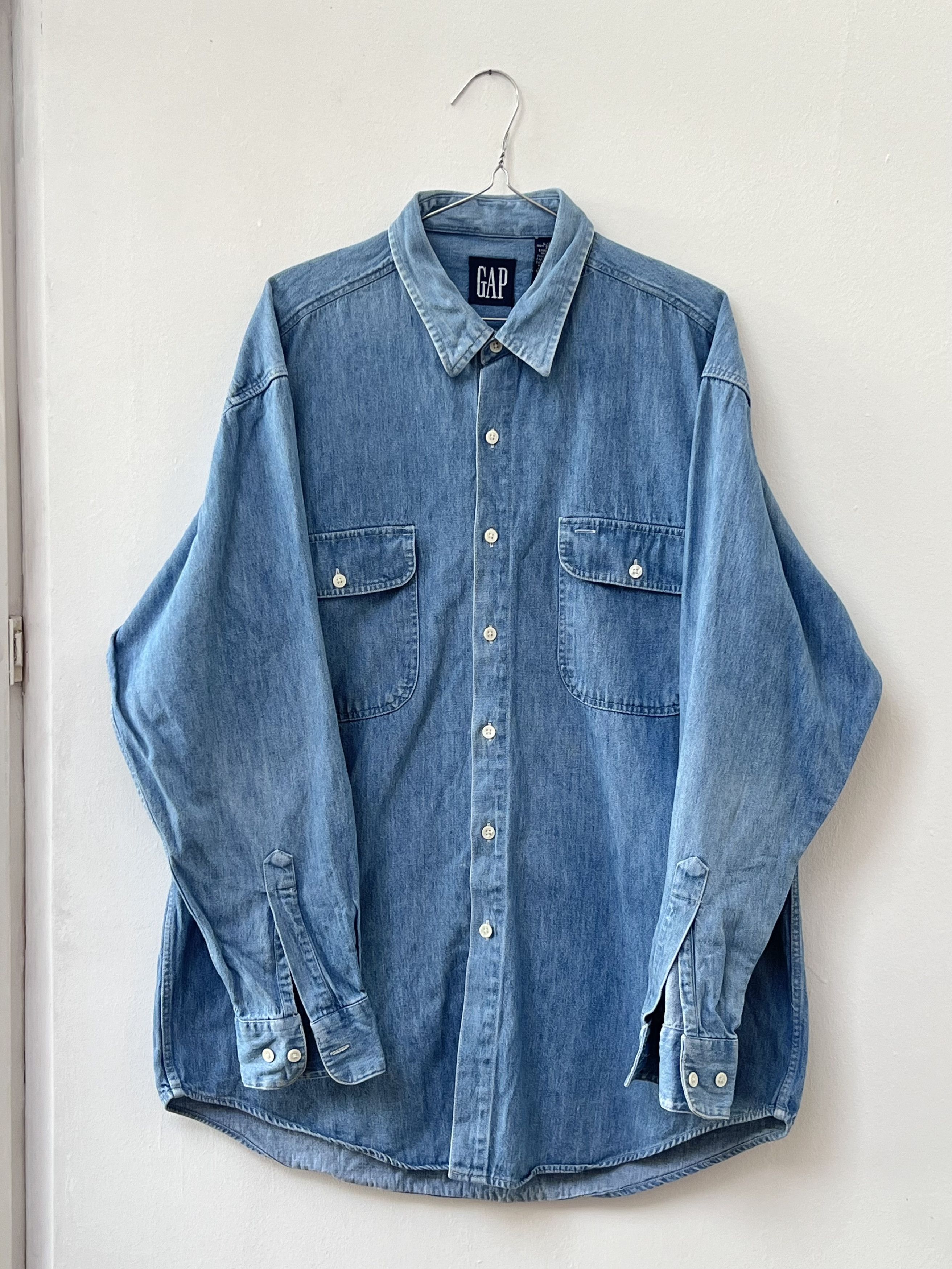 Gap × Vintage GAP vintage shirt Size US L / EU 52-54 / 3 - 1 Thumbnail