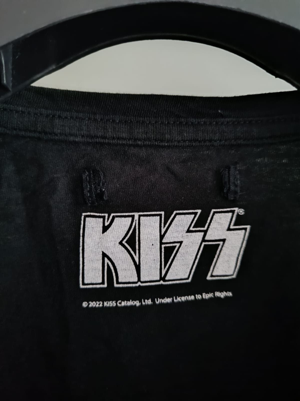 Band Tees × Vintage Black Rock Kiss T-shirt Size US S / EU 44-46 / 1 - 2 Thumbnail