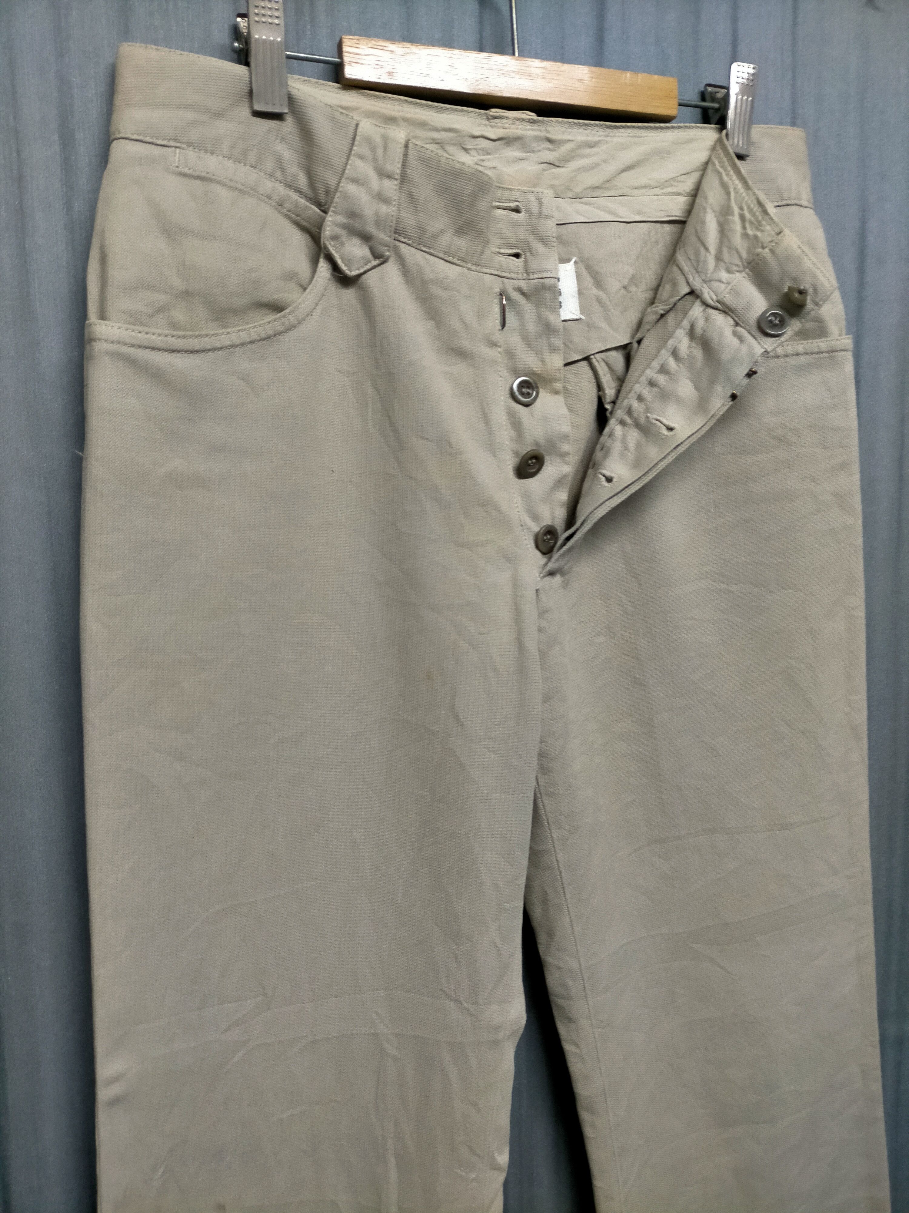 Maison Margiela Vintage Maison Margiela Beige Regular Pants Size US 30 / EU 46 - 6 Thumbnail